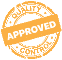 grunge quality control approved seal stamp rubber look | peneira elétrica | jacovine máquinas e equipamentos